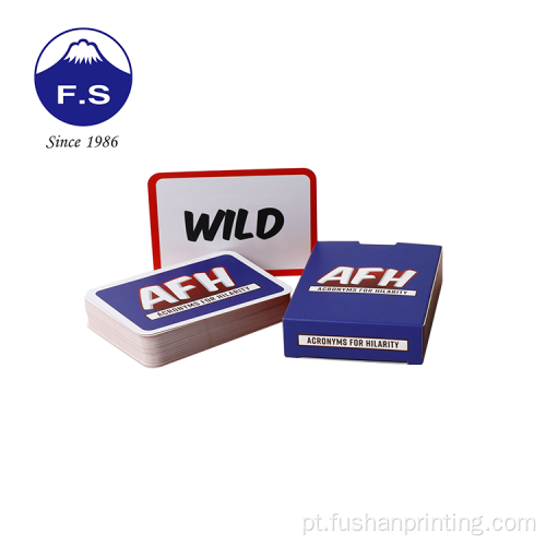 Pacote de cartões de flash personalizado com embalagem de caixa de dobra